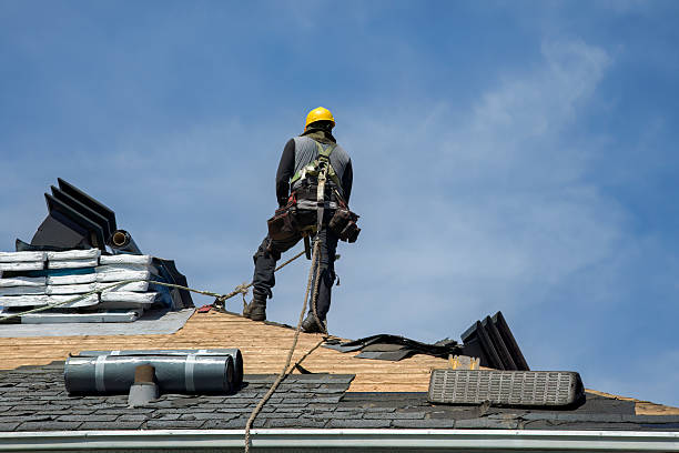 Professional Roofing technician working in Pardeeville, WI